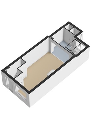 Floorplan - Nicolaas Sopingiusstraat 20, 3553 TM Utrecht
